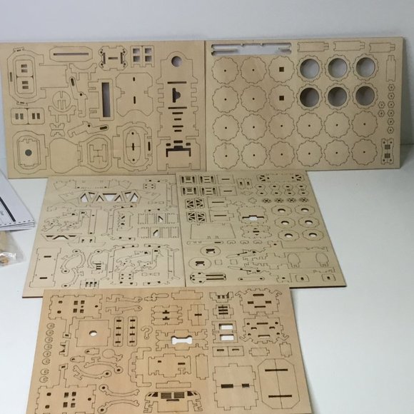 Rokr Hermes Rover Space Hunting Solar Powered 3D Wooden Puzzle LS504 - Picture 5 of 5